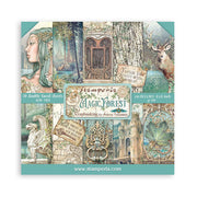 STAMPERIA 8" X8" PAPERPACK- MAGIC FOREST SBBS78